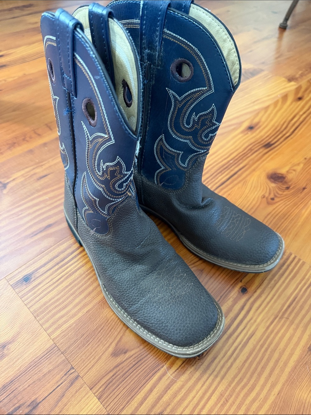Kids Two-Tone Western Boots